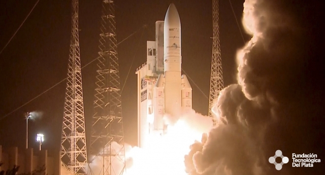 ARSAT 1 en órbita, orgullo Argentino. Imagen Miniatura