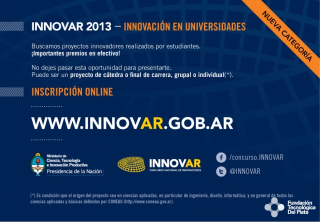 Convocatoria INNOVAR 2013. Imagen Miniatura Convocatoria INNOVAR 2013. Imagen Miniatura