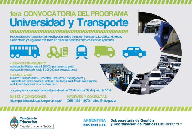 Lanzan líneas de financiamiento para I+D en Vinculación y Transporte. Imagen Miniatura