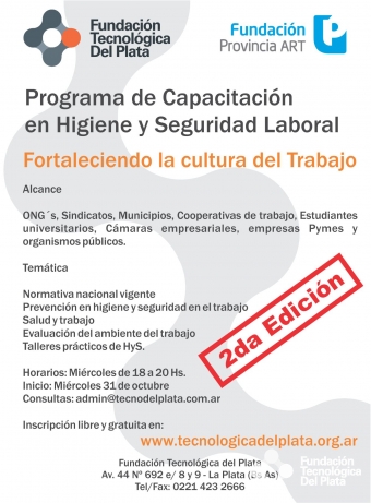 imagen - CURSO DE HIGIENE Y SEGURIDAD LABORAL - 2da Edición (LIBRE Y GRATUITO)